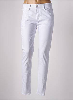 Pantalon slim alb KALISSON femeie
