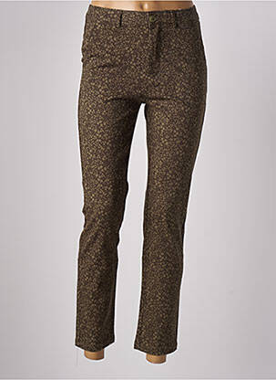 Pantalon 7/8 talie înaltă talie înaltă verde SARAH JOHN femeie