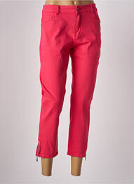 Pantalon 7/8 elasticitate mărime normală roz închis KALISSON femme
