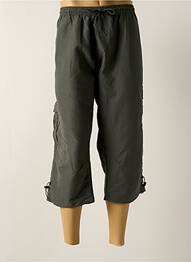Pantalon trei sferturi talie elastică mărime normală verde OAKS VALLEY homme