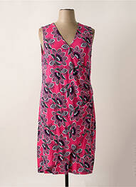 Rochie midi imprimeu floral fără mâneci roz SHEEGO femme