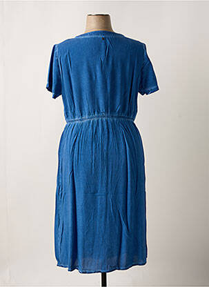 Rochie midi mâneci scurte mâneci scurte albastru SHEEGO femeie