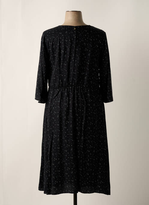 Rochie midi mâneci 3/4 mâneci 3/4 negru SHEEGO femme
