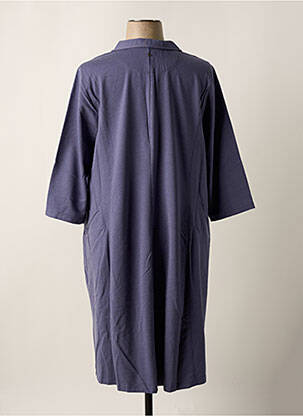 Rochie midi mâneci 3/4 mâneci 3/4 albastru SHEEGO femeie