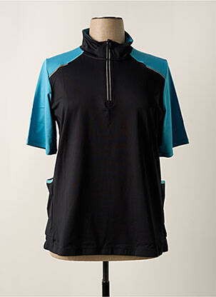 Top mâneci scurte mâneci scurte negru SHEEGO femme