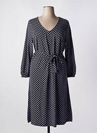 Rochie midi imprimeu fantezie mâneci lungi negru SHEEGO femme