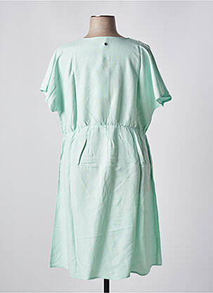 Rochie midi mâneci scurte mâneci scurte verde SHEEGO femeie