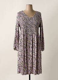 Rochie lungă mâneci lungi mâneci lungi violet SHEEGO femme