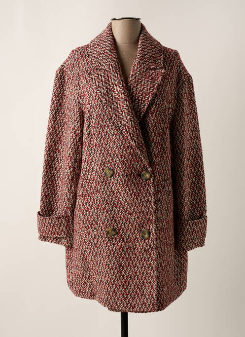 Palton lung roșu HEINE femeie