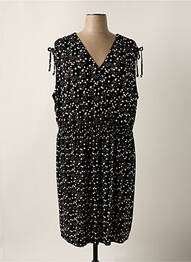 Rochie midi mâneci scurte mâneci scurte negru SHEEGO femme