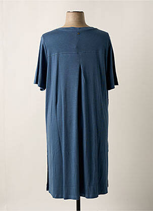 Rochie midi mâneci scurte mâneci scurte albastru SHEEGO femeie