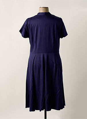 Rochie midi mâneci scurte mâneci scurte albastru SHEEGO femeie