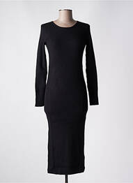 Rochie midi mâneci lungi mâneci lungi negru EDC femme