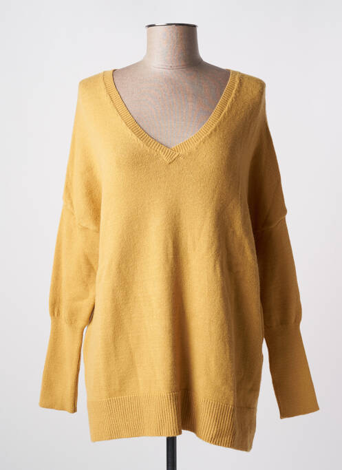 Pulover bej KANOPE femeie