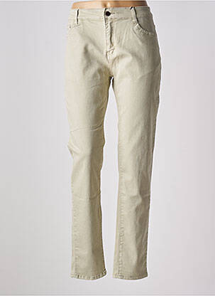 Pantalon slim bej KALISSON femeie