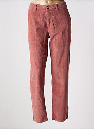 Pantalon drept buzunare maro KANOPE femeie