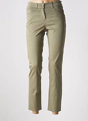 Pantalon 7/8 verde ÉTYMOLOGIE femeie