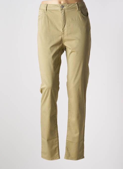 Pantalon slim bej KANOPE femeie