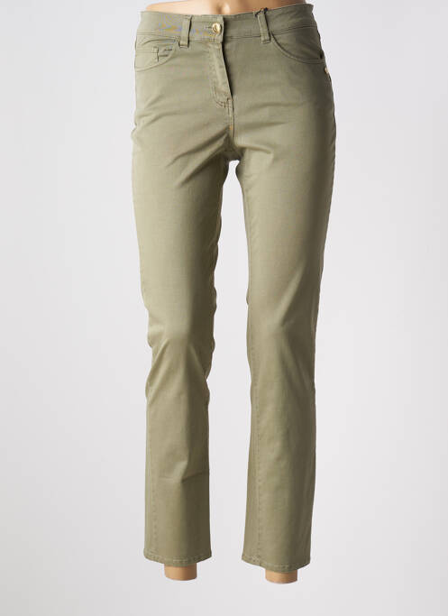 Pantalon 7/8 verde ÉTYMOLOGIE femeie