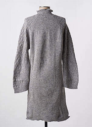 Rochie midi mâneci lungi mâneci lungi gri EDC femeie