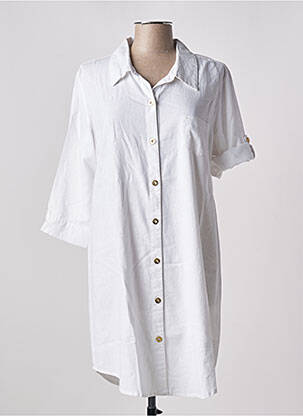 Rochie midi alb ÉTYMOLOGIE femeie