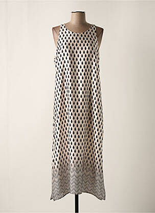 Rochie lungă bej ANDAM femeie