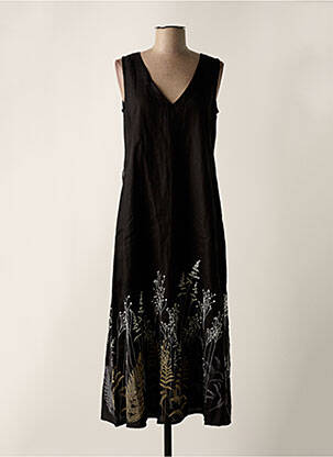 Rochie lungă negru IVKO femeie