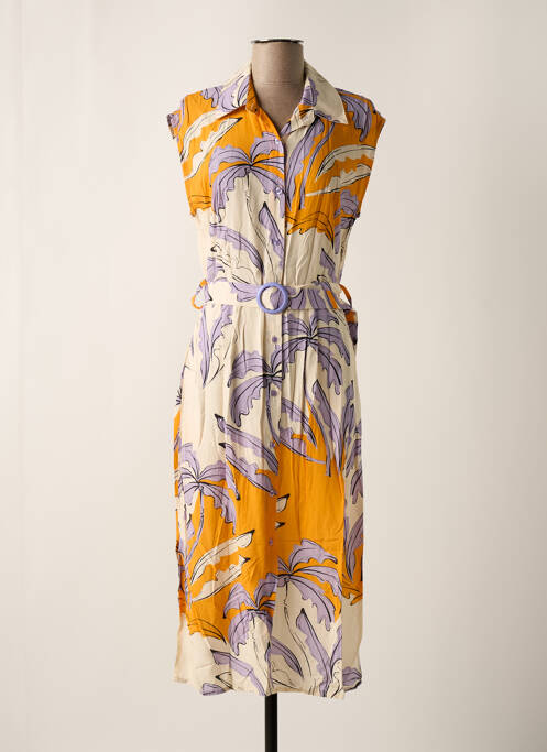 Rochie midi portocaliu SCORZZO femeie