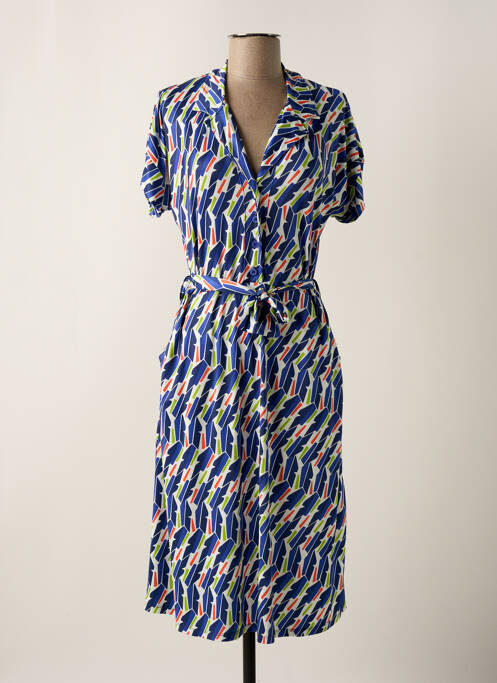 Rochie midi albastru SCORZZO femeie