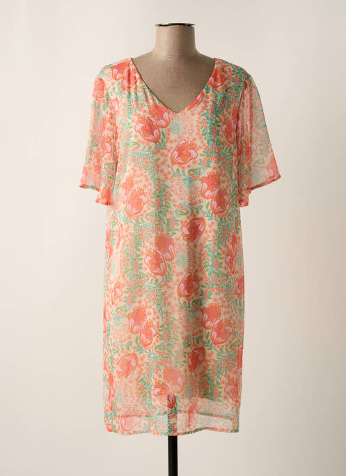 Rochie midi portocaliu SIGNE NATURE femeie