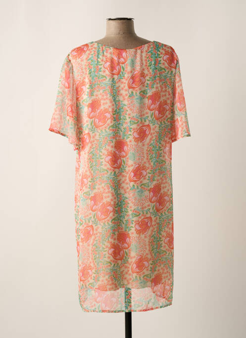 Rochie midi portocaliu SIGNE NATURE femeie