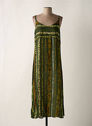 Rochie lungă verde DIPLODOCUS femeie