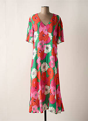 Rochie lungă portocaliu SIGNE NATURE femeie