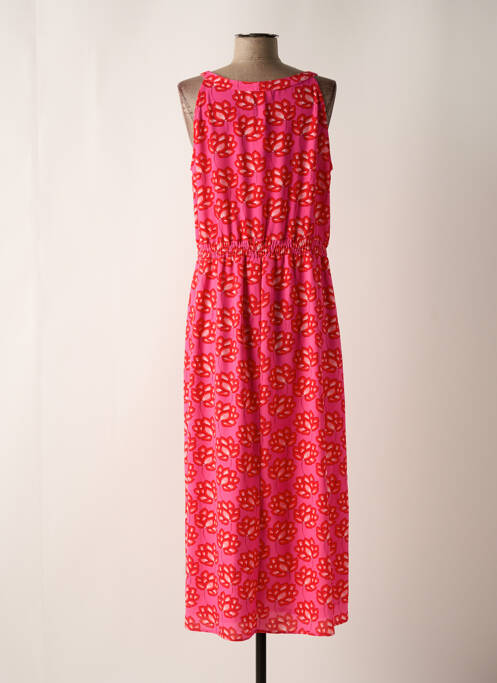 Rochie lungă roz SIGNE NATURE femeie