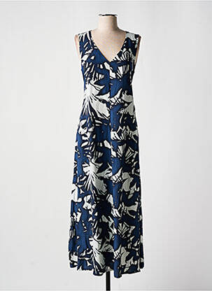 Rochie lungă albastru ORTO BOTANICO femeie