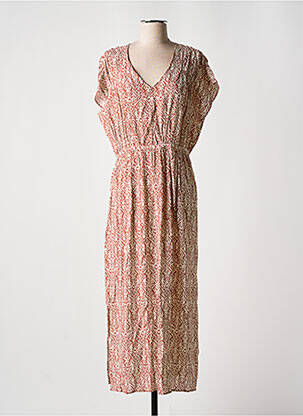 Rochie lungă maro ANDAM femeie