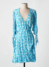 Rochie midi mâneci 3/4 mâneci 3/4 albastru FABIENNE CHAPOT femme