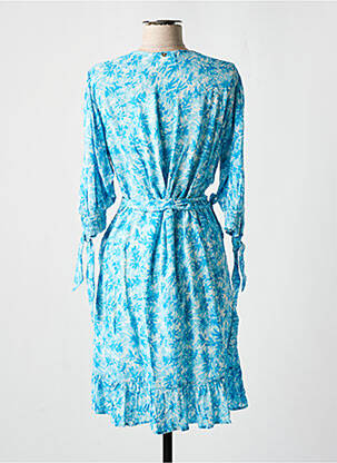 Rochie midi mâneci 3/4 mâneci 3/4 albastru FABIENNE CHAPOT femeie