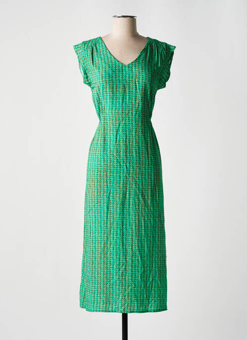 Rochie lungă verde DIPLODOCUS femeie