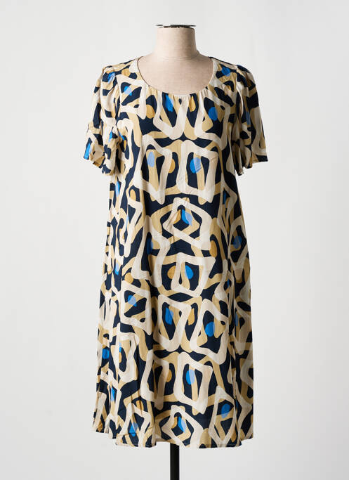 Rochie midi bej SIGNE NATURE femeie