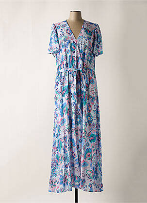 Rochie lungă albastru C'EST BEAU LA VIE femeie