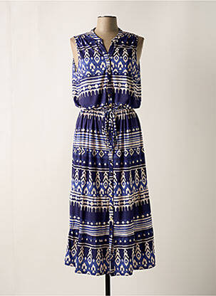 Rochie lungă albastru K-DESIGN femeie