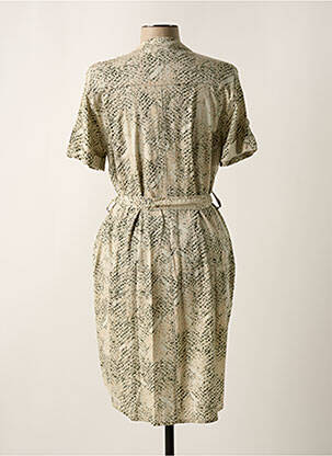 Rochie midi mâneci scurte mâneci scurte verde EVA KAYAN femeie