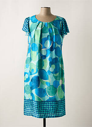 Rochie midi albastru ESTEL COLLECTION femeie