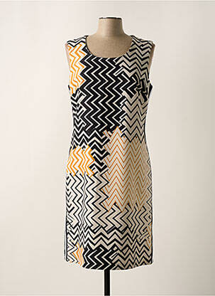 Rochie midi galben MERI & ESCA femeie