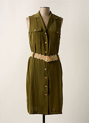 Rochie midi verde TINTA STYLE femeie