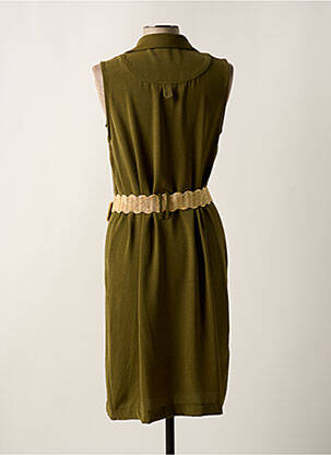 Rochie midi fără mâneci fără mâneci verde TINTA STYLE femeie