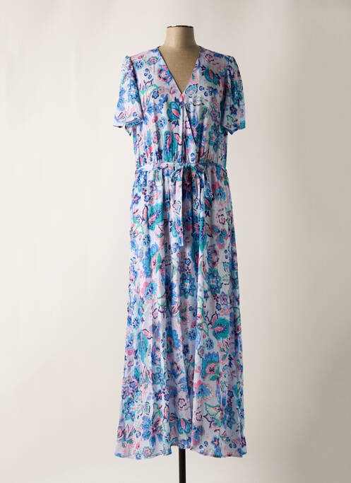 Rochie lungă albastru C'EST BEAU LA VIE femeie