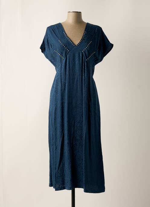 Rochie midi albastru ANDAM femeie