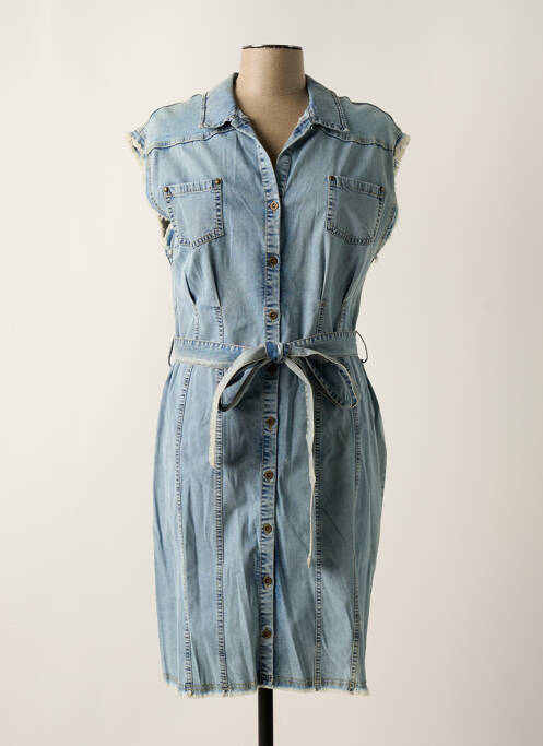 Rochie midi albastru EVA KAYAN femeie